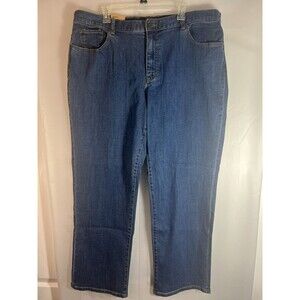 LRL Lauren Jeans Co. Ralph Lauren Classic Straight Womens Sz 20w(42x31)Dark Wash